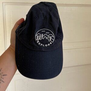 Explore Embroidered Baseball Hat